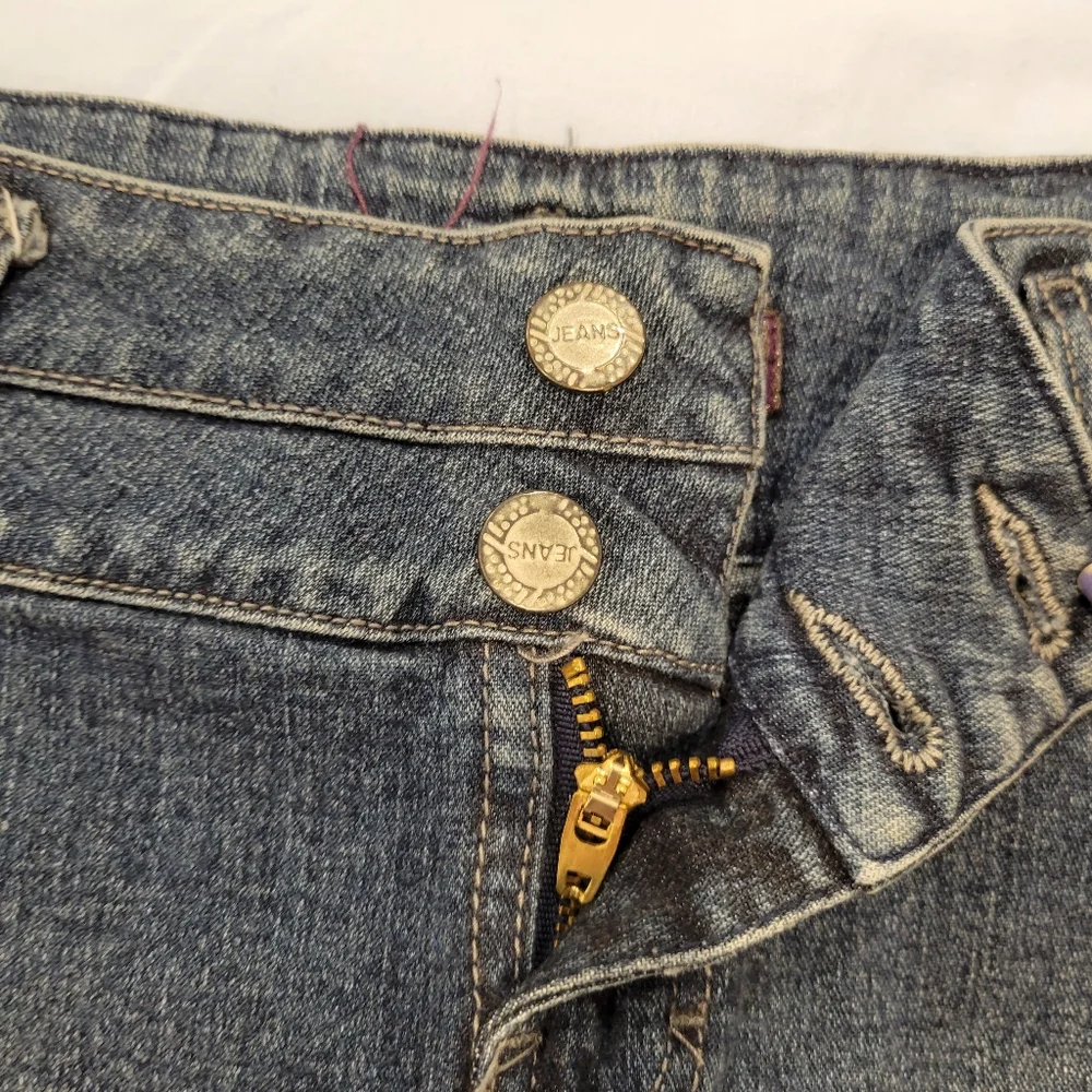 Women's Denim Mini Skirt Casual Blue Jean Skirts Stretch Size 30 - Picture 8 of 10